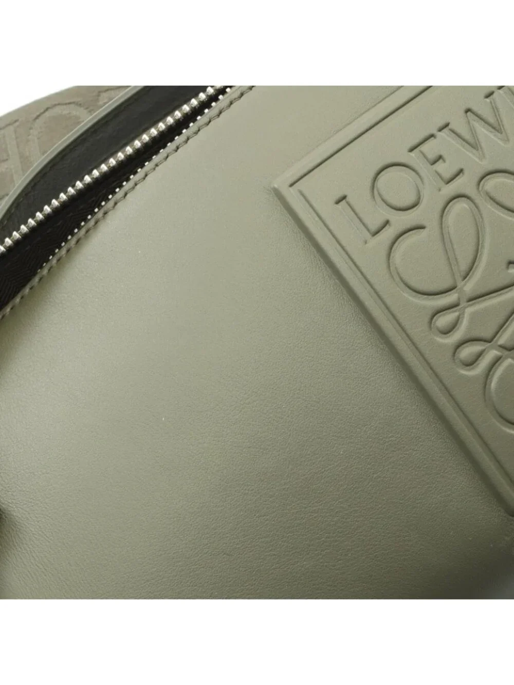 Loewe Shoulder Bag Crossbody Mini Khaki Leather